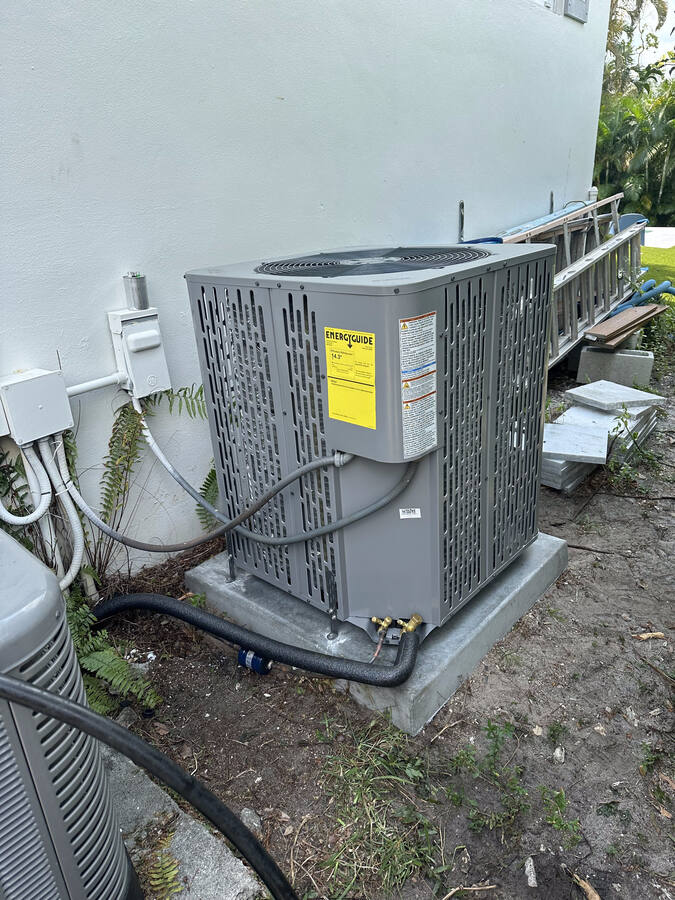 Residential condenser replacement